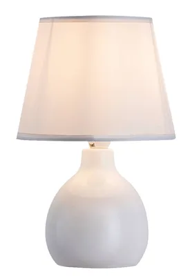 Produktbild von Rabalux 4475 Tischleuchte Ingrid, E14, Keramik, creme, rund, Standard, ø170mm