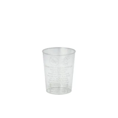 Imagen del producto de PAPSTAR, vaso de plástico para licores, 4 cl, transparente