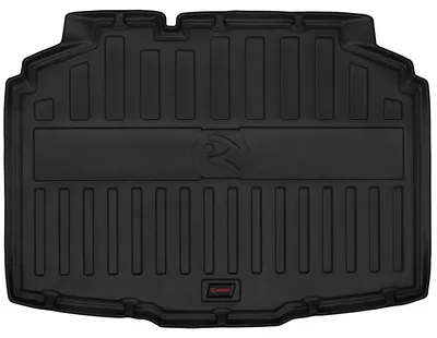 Imagen del producto de Alfombrilla para el maletero, goma, diseño 3D, TPE con borde elevado, para: Skoda Fabia IV (2021-), modelo hatchback, con suelo bajo