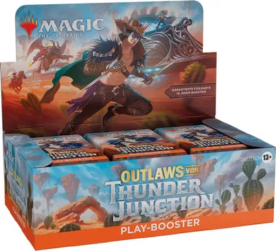 Produktbild von Magic the Gathering Outlaws von Thunder Junction Play-Booster Display (36) deutsch