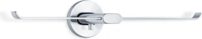 Produktbild von Blomus Areo WC-Rollenhalter, für 2 Rollen, mit Wandhalter, Toilettenpapierhalter, Edelstahl Matt / Kunststoff, 68807