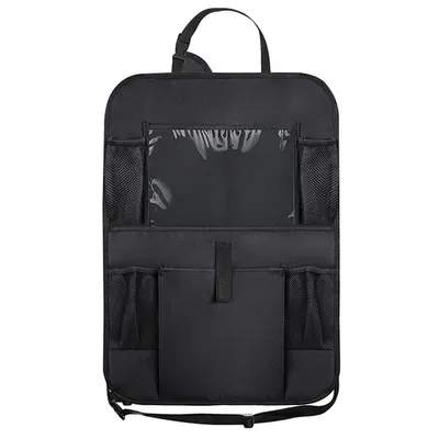 Produktbild von 2 Stück Autositz Organizer,Autositz Schutz Rückseite,Sitzschutz Wasserdicht Auto Organizer,Oxford-Stoff, mit Berührbarem Tablet Fach