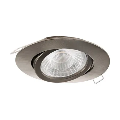 Produktbild von EGLO Tedo 1, Einbaustrahler, GU10, 1 Glühbirne(n), LED, 3000 K, Nickel