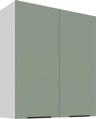 Immagine prodotto di Mobile a parete alto LUNARA - larghezza 80 cm, verde/bianco