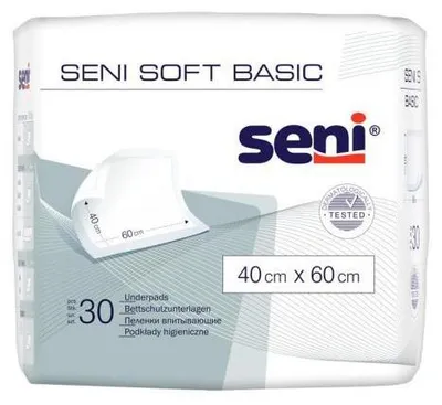 Immagine prodotto di Seni Soft Basic cuscinetto di protezione per il letto 40x60 cm 30 pz