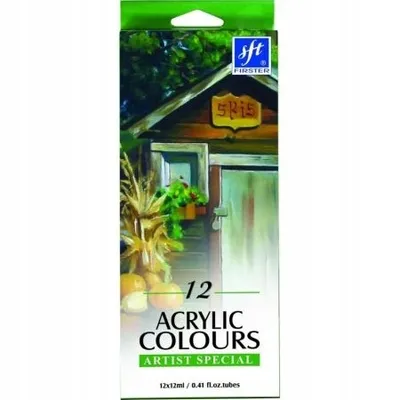 Produktbild von Farby akrylowe TITANUM 12 kolorów 12 ml