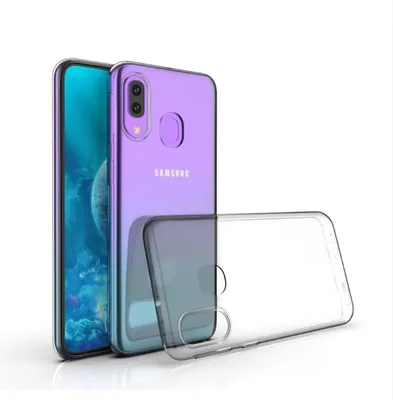 Productafbeelding van CHPN - Beschermhoes, geschikt voor Samsung Galaxy A40 - Telefoonhoesje voor Samsung smartphone - Transparant - Beschermt uw smartphone - Telefoonhoes