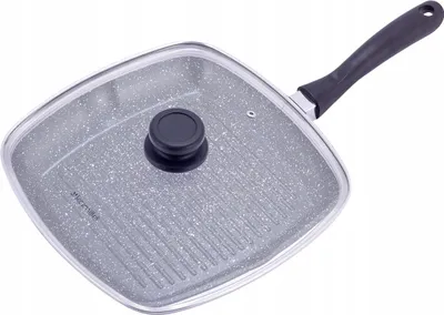 Produktbild von Marmorgrillpfanne 28 Cm Deckel Induktion Kamille