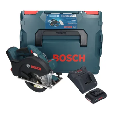 Produktbild von Bosch GKM 18V-50 Professional Akku Metall Handkreissäge 18 V 136 mm Brushless + 1x ProCORE Akku 4,0 Ah + Ladegerät + L-Boxx