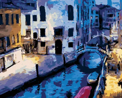 Produktbild von Zuty - Malen nach Zahlen - ABENDS IN VENEDIG, 40x50 cm, ohne Keilrahmen