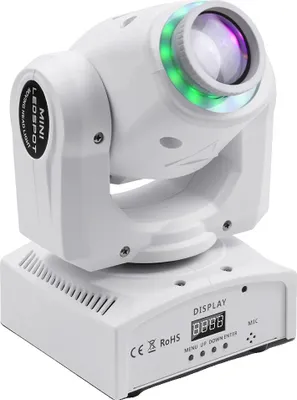 Image de Tête mobile, LED RGB, contrôle DMX, blanc, prise EU