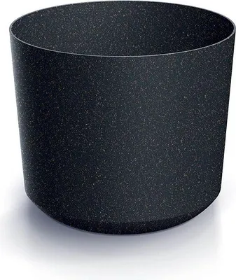 Image de Prosperplast s.r.o. Pot de fleurs TUBO ECO WOOD 12,8 cm, anthracite