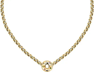 Produktbild von Gold-plated necklace with colored crystals Bagliori SAVO03
