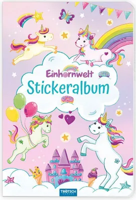 Image de Trötsch Mein Stickeralbum Einhornwelt Stickerbuch