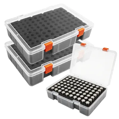 Produktbild von Batterieaufbewahrungsbox für 100 AA- und AAA-Batterien