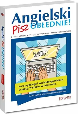 Productafbeelding van Angielski Pisz OBŁĘDNIE! - Katarzyna Oliwia Piątek, Marcin Frankiewicz (Fremdsprachen: Englisch auf Polnisch)