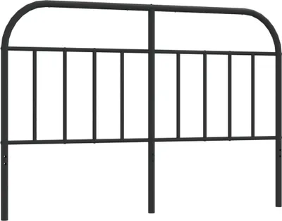 Produktbild von vidaXL Ersatz-Kopfteil Metall Schwarz 140 cm