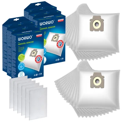 Obrázek produktu pro 24x sáček do vysavače Hoover Telios Extra + 6x sací filtr