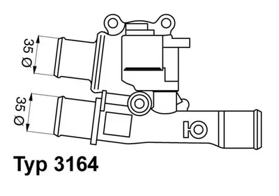 Produktbild von WAHLER Thermostat Kühlmittel 88°C