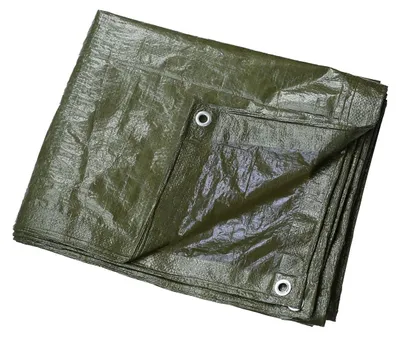 Productafbeelding van Donkergroen Tarpaulin Dekzeil 5 x 6 m met Aluminium Ogen