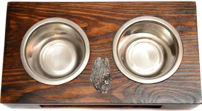 Immagine prodotto di Art-Dog Supporto con ciotole – Briard I