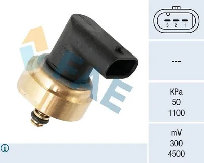 Produktbild von FAE 15615 Kraftstoffdrucksensor passend für MERCEDES-BENZ C-Klasse Limousine (W204) C-Klasse T-modell (S204) E-Klasse Limousine (W212) B-Klasse