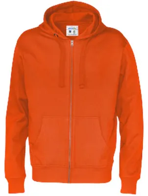 Produktbild von Cottover - Hoodie mit durchgehendem Reißverschluss für Herren/Damen Uni ET801 (M) (Orange)