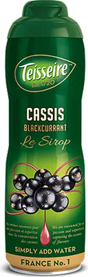 Zdjęcie produktu dla Teisseire syrop z czarnej porzeczki cierpki słodki napój 600ml