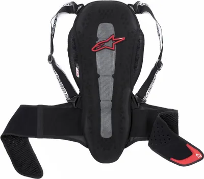 Zdjęcie produktu dla ochraniacz kręgosłupa Nucleon KR-2, ALPINESTARS (czarny/czerwony, rozmiar M)