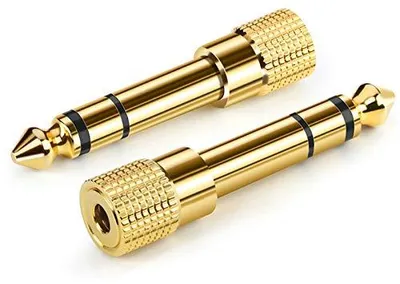 Produktbild von Kopfhöreradapter, 3,5 mm auf 6,35 mm, 2 Stück