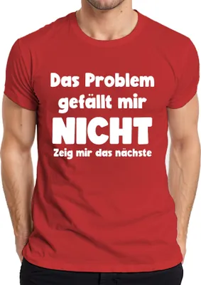 Obrázek produktu pro Neukazujte mi další sarkastické humorné pánské tričko, červené, M