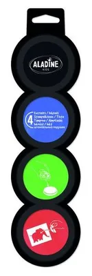 Produktbild von Aladine Stempelkissen Set Kinder schwarz blau grün rot