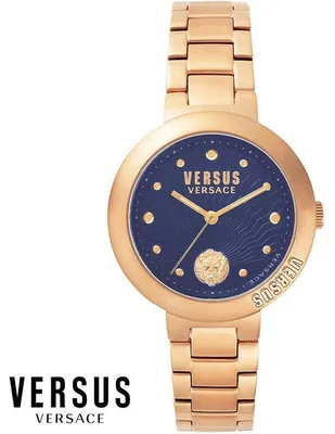 Produktbild von Versus by Versace VSP370717 Lan Tao Island blau roségold Armband Uhr Damen NEU