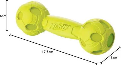 Image de Barre d'entraînement pour chiens avec sifflet - Vert ou rouge, 17,5 cm