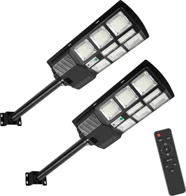 Produktbild von Peviasot 280 LED 2X Solarlampen für Außen Bewegungsmelder IP67 Solarleuchte Solarlampe 300w Wasserdichte Wandleuchte Garten Gartenleuchten Aussenleuchte