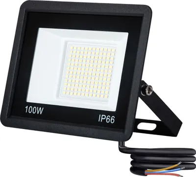 Produktbild von JOIEYOU 5x100W LED Baustrahler Außen Superhelle 230V LED Scheinwerfer Aluminium Außenlampe Wandstrahler Fluter, Kaltweiß