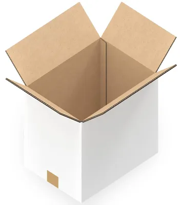 Produktbild von KK Verpackungen 100 Stück Versandkartons 310 x 230 x 300 mm Kartons 2-wellig, Faltkartons in Weiß