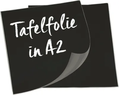 Produktbild von TimeTEX Tafelfolie A2 selbstklebend, schwarz, 2 Stück