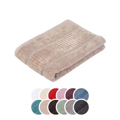 Produktbild von liebling Saunatuch Bio Baumwolle, Serie Organic, 500 gr. / m², 70 x 200 cm, 60 Grad, formstabil, saugstark, schnelltrocknend,  taupe