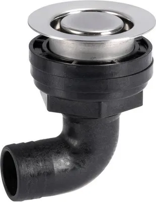 Obrázek produktu pro Zapuštěný odtok vody do kokpitu s hlavou z nerezové oceli AISI 316, 90°, 1 ks