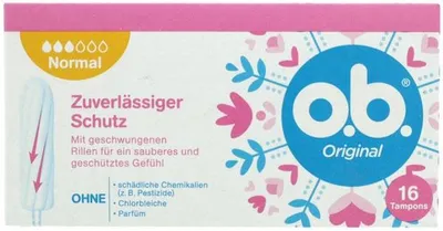 Produktbild von O.B. Tampons Normal 16er