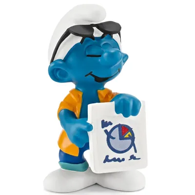Produktbild von schleich Schlümpfe Marketing Schlumpf, 3 Jahr(e), Blau, Orange, Weiß, 1 Stück(e)