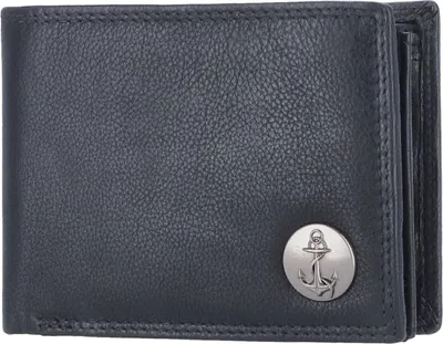 Produktbild von The Skandinavian Brand Leder Geldbörse Maritime schwarz : schwarz Farbe vom Hersteller: schwarz
