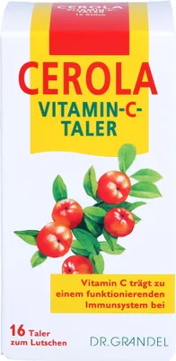 Zdjęcie produktu dla Dr Grandel Cerola Vitamin C Thaler, 16 tabletek