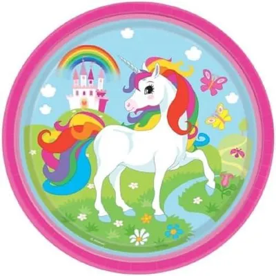 Image de Service de table licorne, 8 pièces, 23 cm