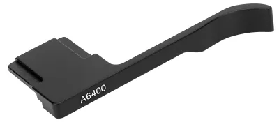 Immagine prodotto di Supporto per il pollice in alluminio - Impugnatura ergonomica - Compatibile con A6400 - Facile da installare - Resistente - Offre una presa sicura - Impugnatura per fotocamera