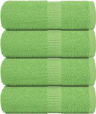 Produktbild von Möbel Gästetücher 4 Stk. Apfelgrün 30x50 cm 360 g/m² 100% Baumwolle - Handtücher 137020