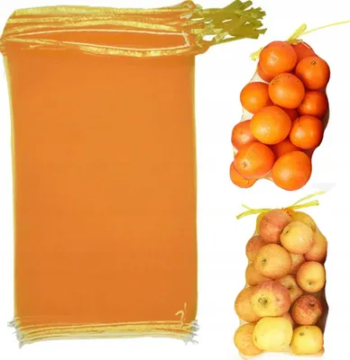 Produktbild von 25 Gelbe Netzsäcke für Obst, Gemüse und Kartoffeln