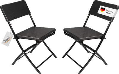 Produktbild von Beach & Pool 2er Set Stühle, schwarz