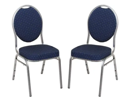 Produktbild von Stuhl Bankett, blau, 2er Set